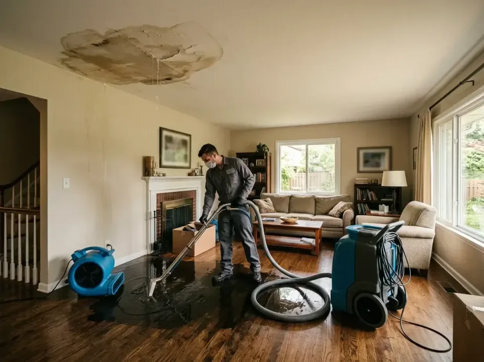 attic-pipe-burst-ceiling-drip-008 — frequently asked questions, Water Damage Restoration & Carpet Care in Trenton, NJ